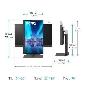 BenQ: PhotoVue SW272Q - 27 inch 1440p HDR Monitor | Alan Photo